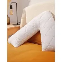 Impress Memory Foam V-Shaped Pillow - White alternate view