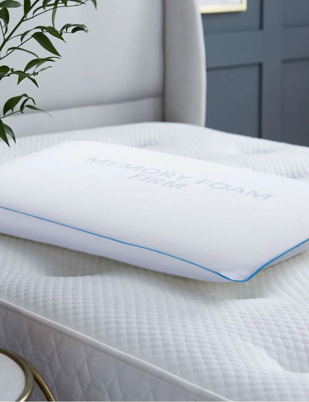 Memory Foam Impress Deluxe Firm Pillow - White product
