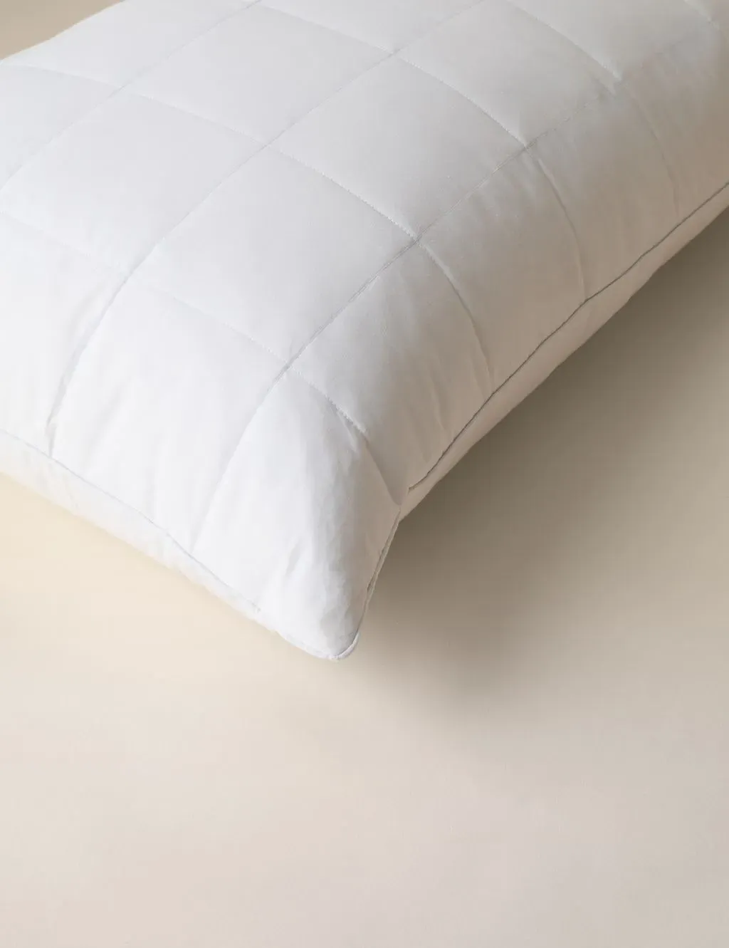 Goose Feather & Down Firm Surround Pillow - White product