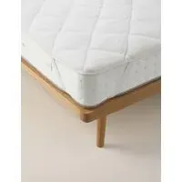 Teddy Fleece Mattress Topper - White alternate view