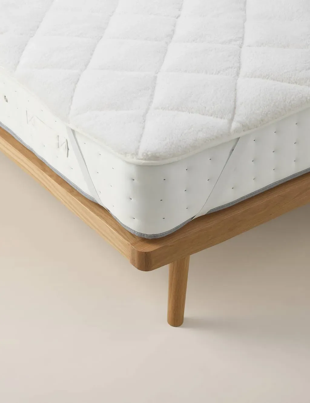 Teddy Fleece Mattress Topper - White product