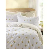 Pure Cotton Lemons Bedding Set - White Mix alternate view