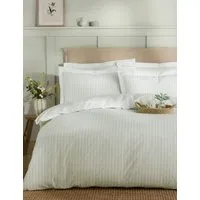 Uppingham Stripe Bedding Set - White Mix, Pure Cotton alternate view
