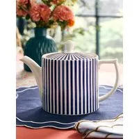 Spode Steccato Teapot - Blue, Stoneware alternate view