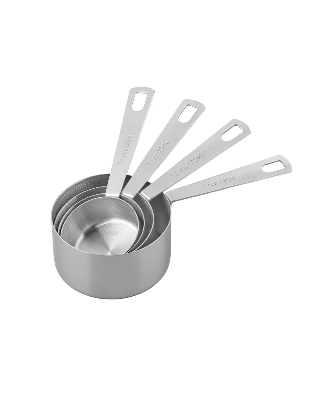 Tala 4-Piece Measuring Cups - Silver, Stainless Steel product