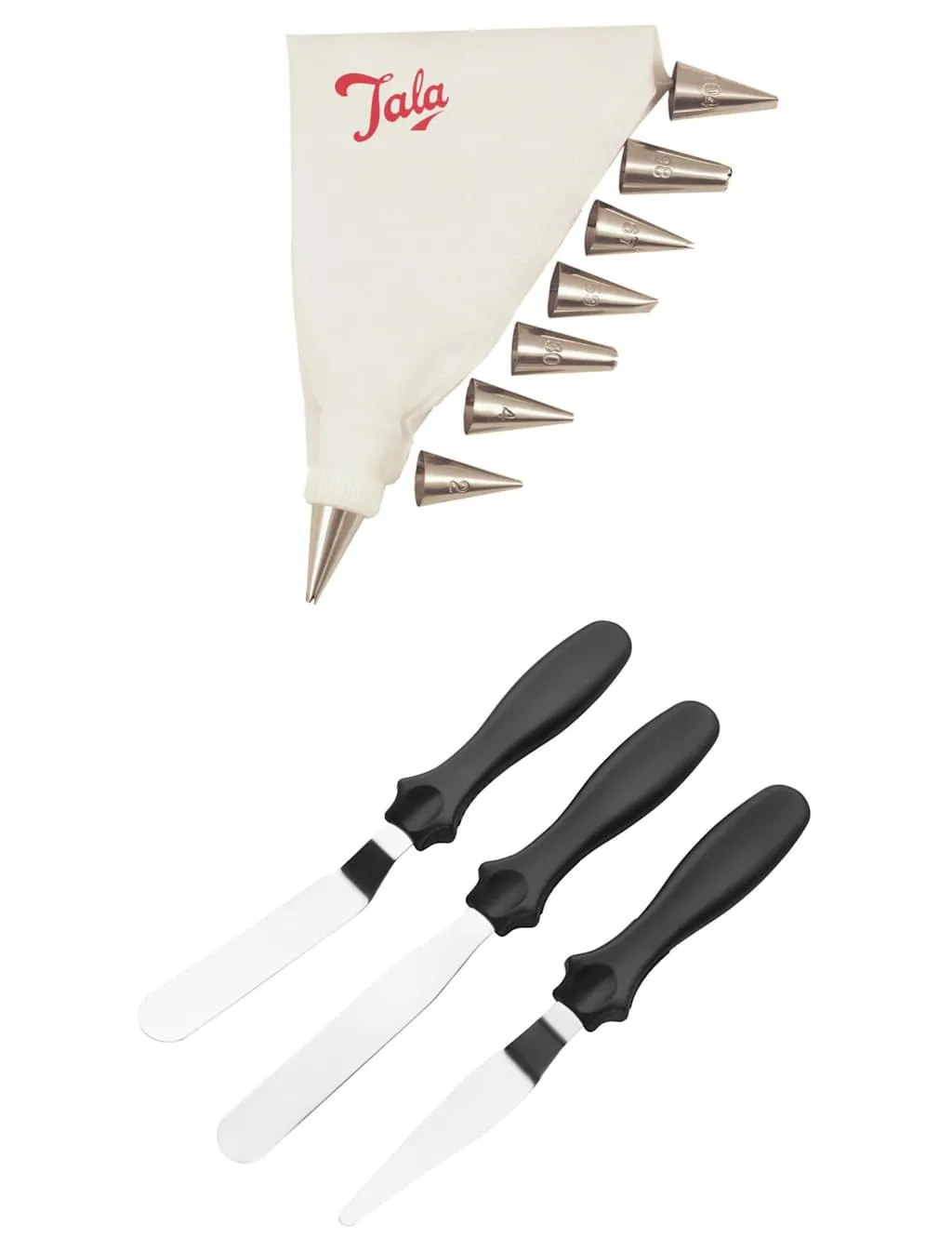 Tala Steel Spatulas and Icing Bag Set - Multi product