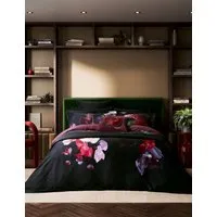 Pure Cotton Expressionist Floral Bedding Set - Multi alternate view