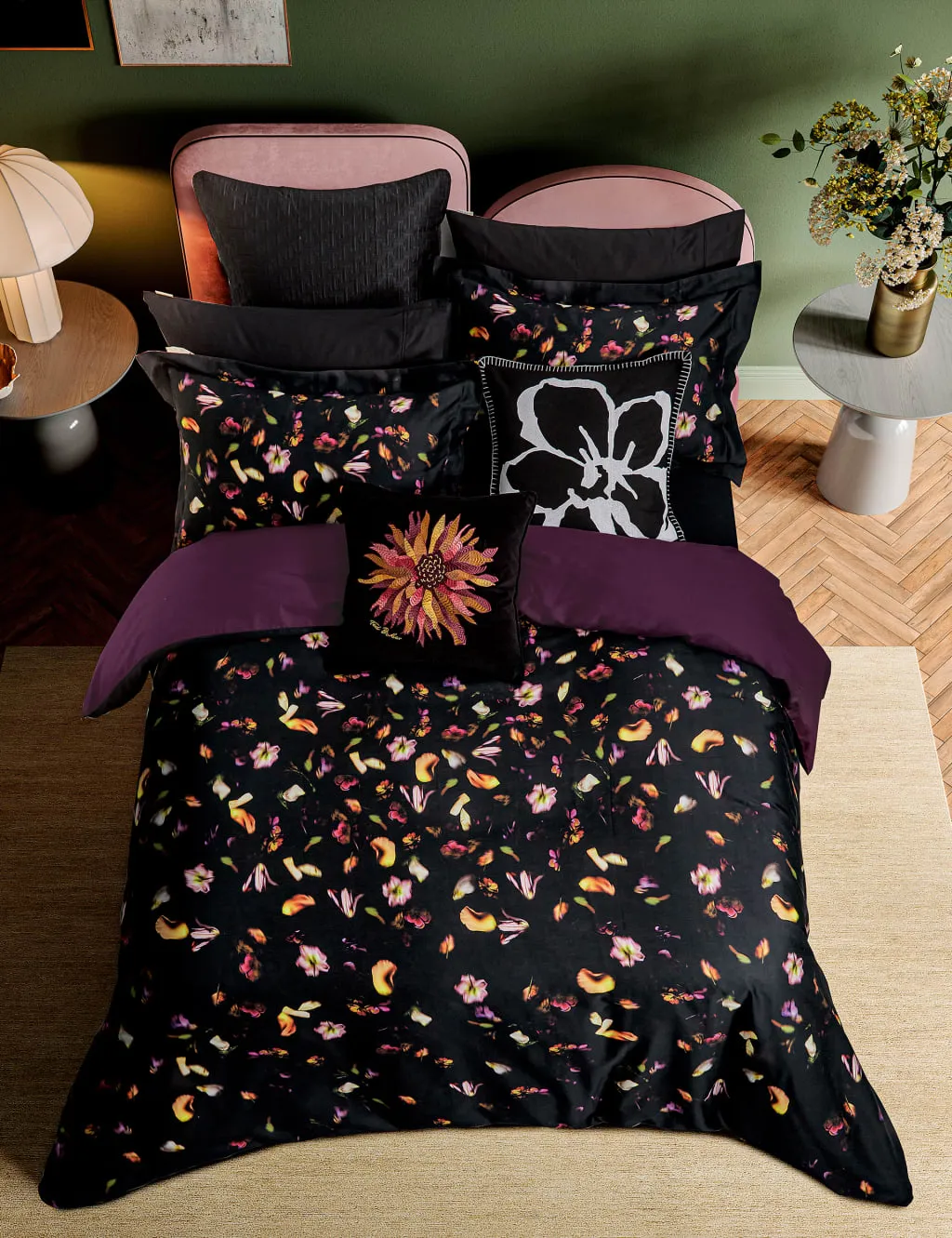 Scattered Floral Bedding Set - Multi, Pure Cotton product
