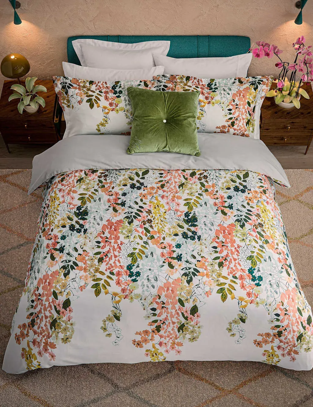 Wisteria Bedding Set - Multi, Pure Cotton product