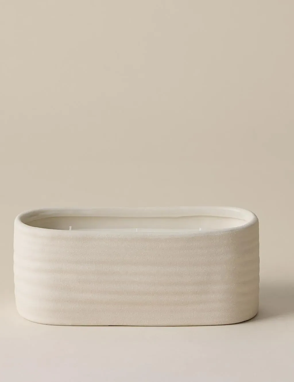 Bed 3-Wick Scented Candle - Neutral, Ceramic product