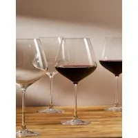 Set of 4 Large Red Wine Glasses - Clear, Crystal alternate view