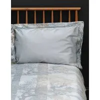 Norwegian Wood 2 Pack Pillowcases Oxford Border - Light Grey, Cotton Sateen alternate view
