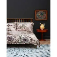 Opera Botanica Reversible Bedding Set - Light Pink Mix, Cotton alternate view