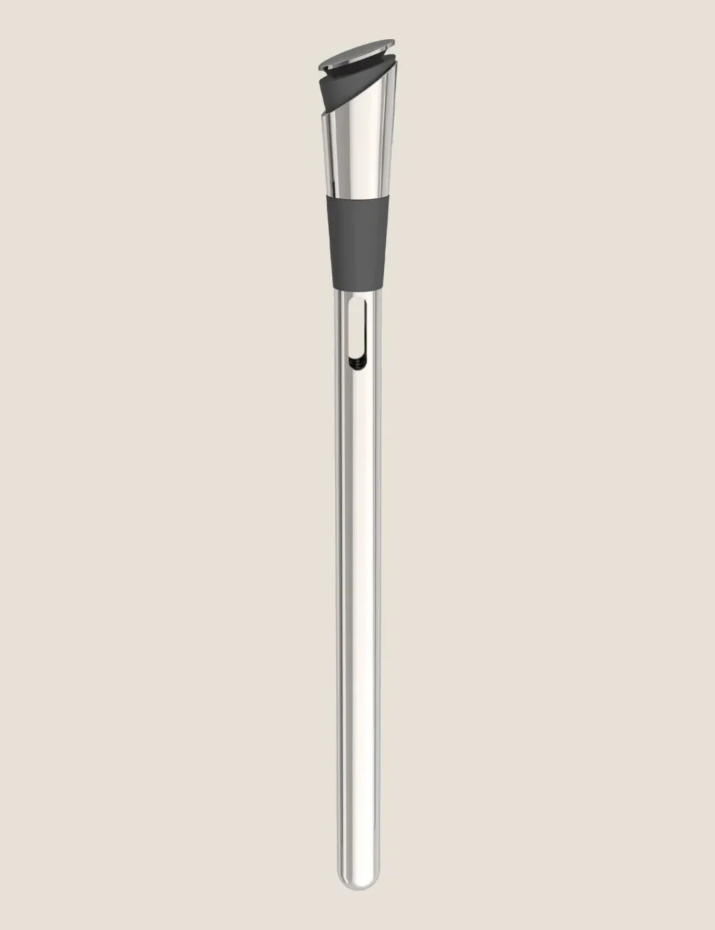 Wine Chiller & Pourer - Silver, Stainless Steel product