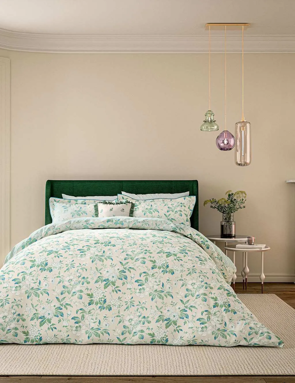 Briar Bloom Bedding Set - Green Mix, Pure Cotton product