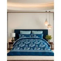 Eastern Bloom Bedding Set - Indigo Mix, Pure Cotton alternate view