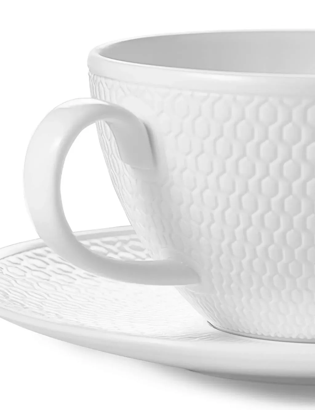 Gio Teacup and Saucer - White, Porcelain product