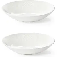 Wedgwood Gio Set of 2 Pasta Bowls 23.1cm - White alternate view