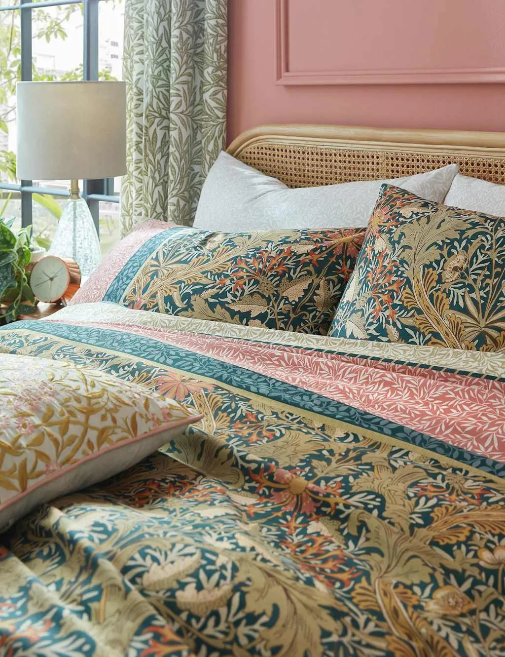 2 Pack Cotton Sateen Oxford Pillowcases - Multi product