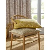 Pure Cotton Larkspur Bolster Cushion - Yellow alternate view