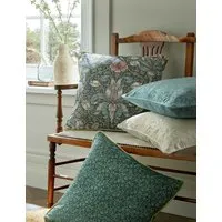 Spring Thicket Velvet Cushion - Blue Mix alternate view