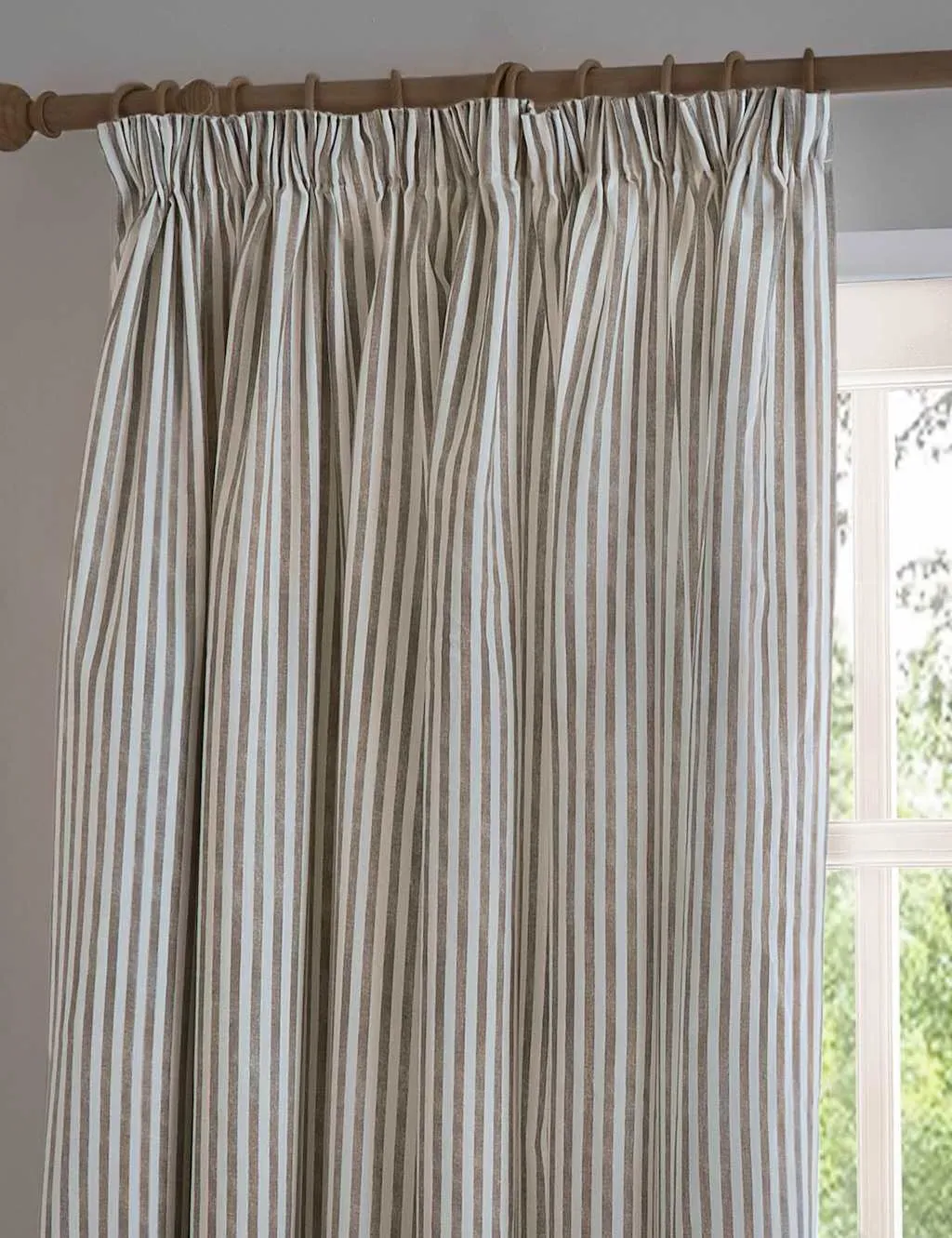 Hebden Blackout Pencil Pleat Curtains - Brown Mix, Cotton product