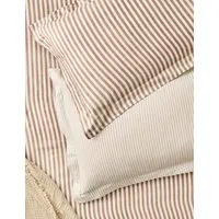Hebden Stripe Pillowcases 2 Pack - Cream Mix, Pure Cotton alternate view