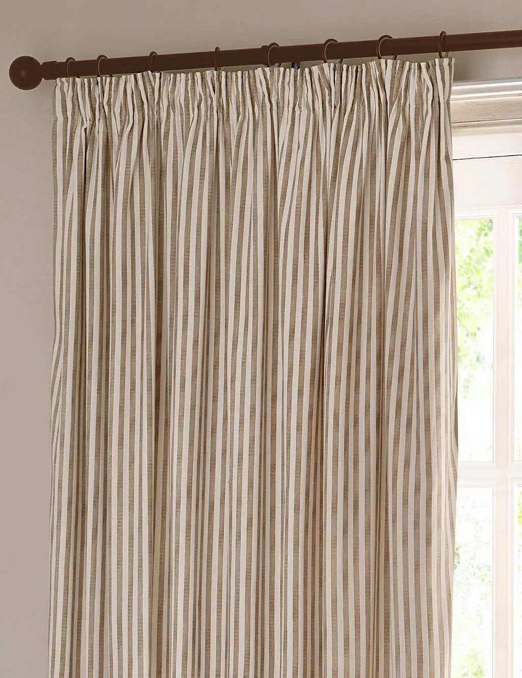 Hebden Striped Curtains - Natural Mix, Pure Cotton product