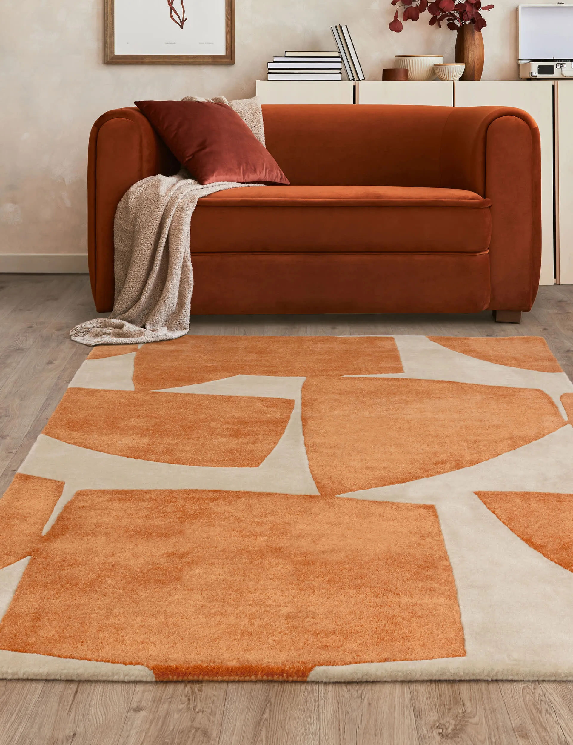 asiatic-romy-rug-orange-green-orange image