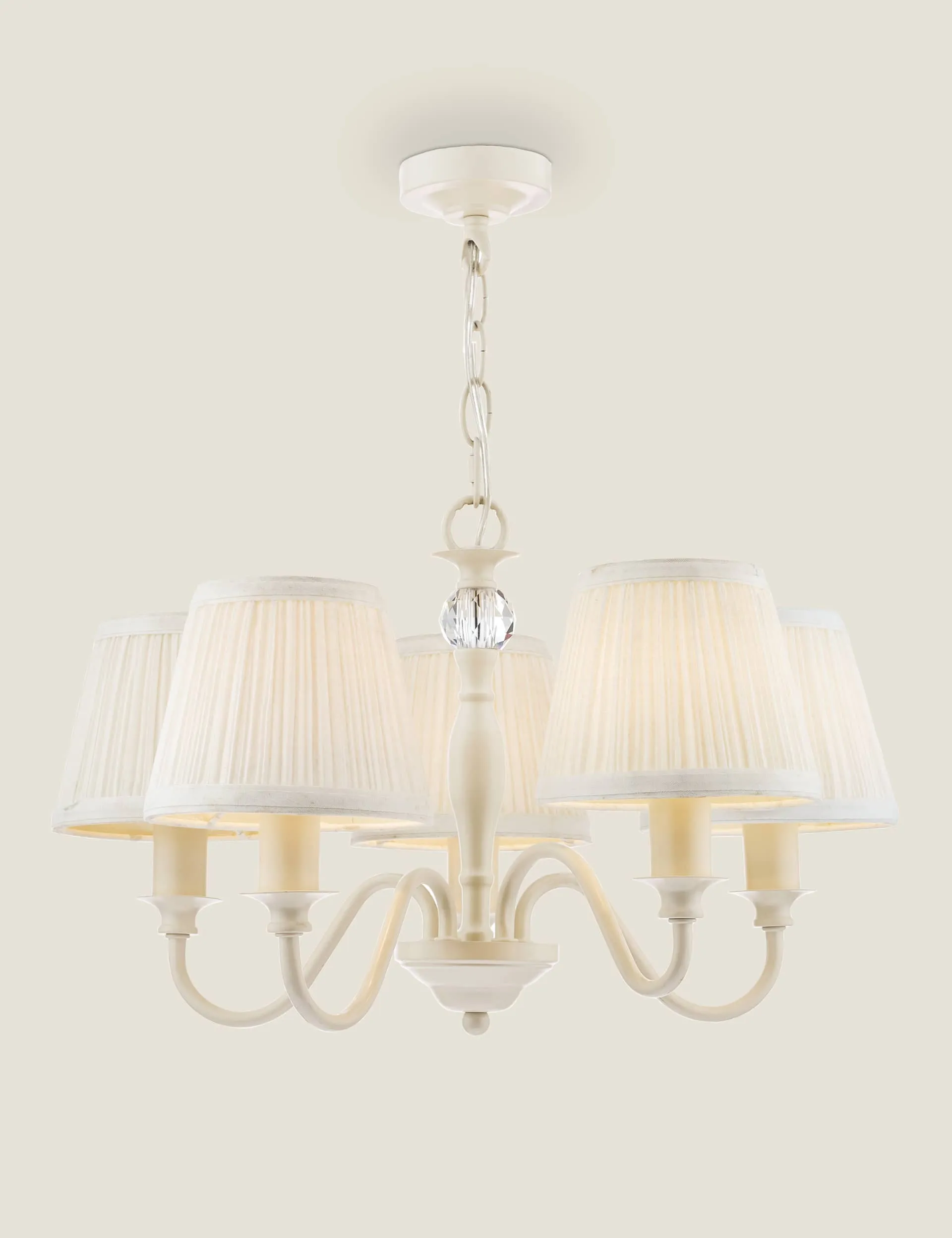 laura-ashley-ellis-five-arm-pendant-light-cream-cream image