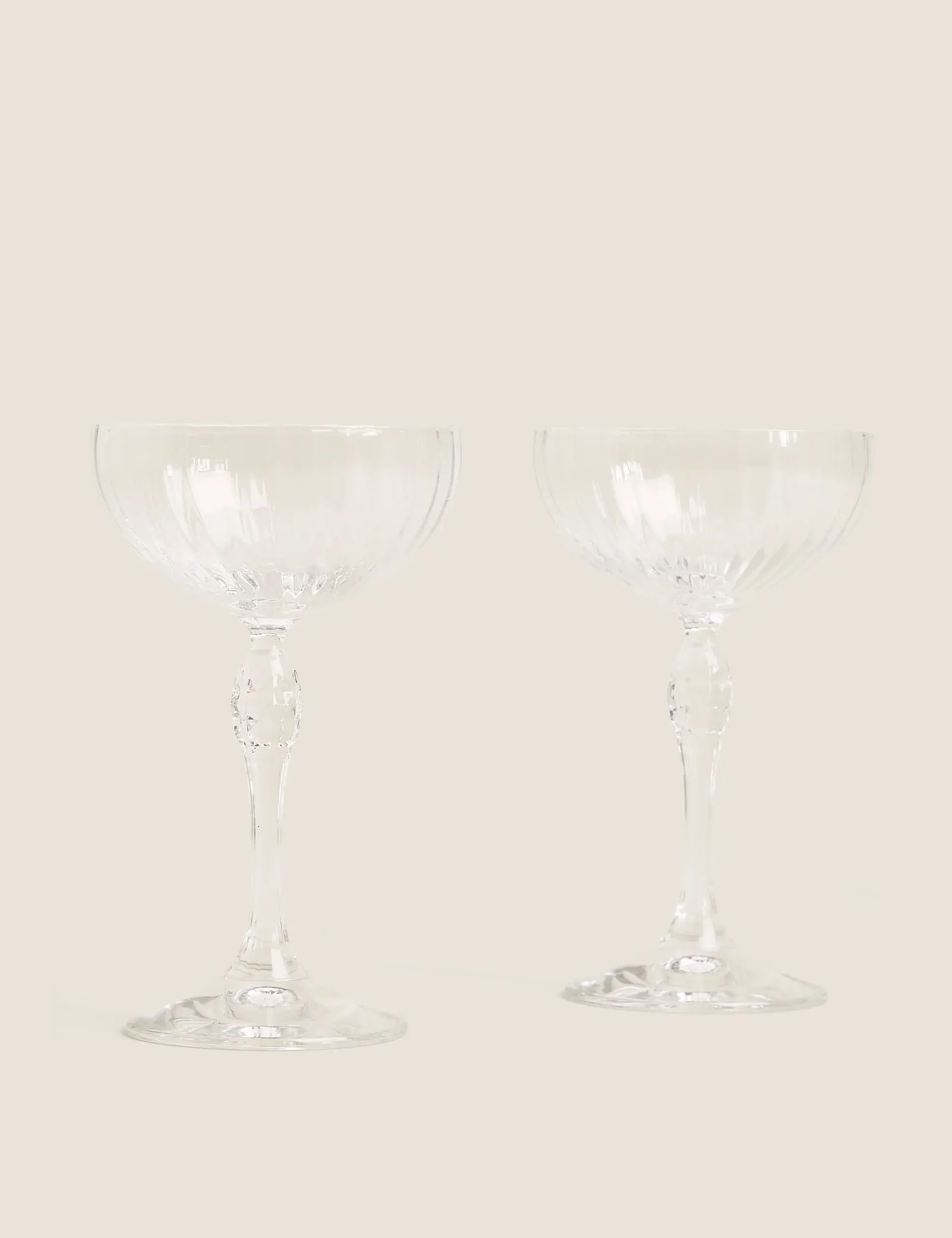 m-s-set-of-2-decorative-champagne-saucers-clear-clear image