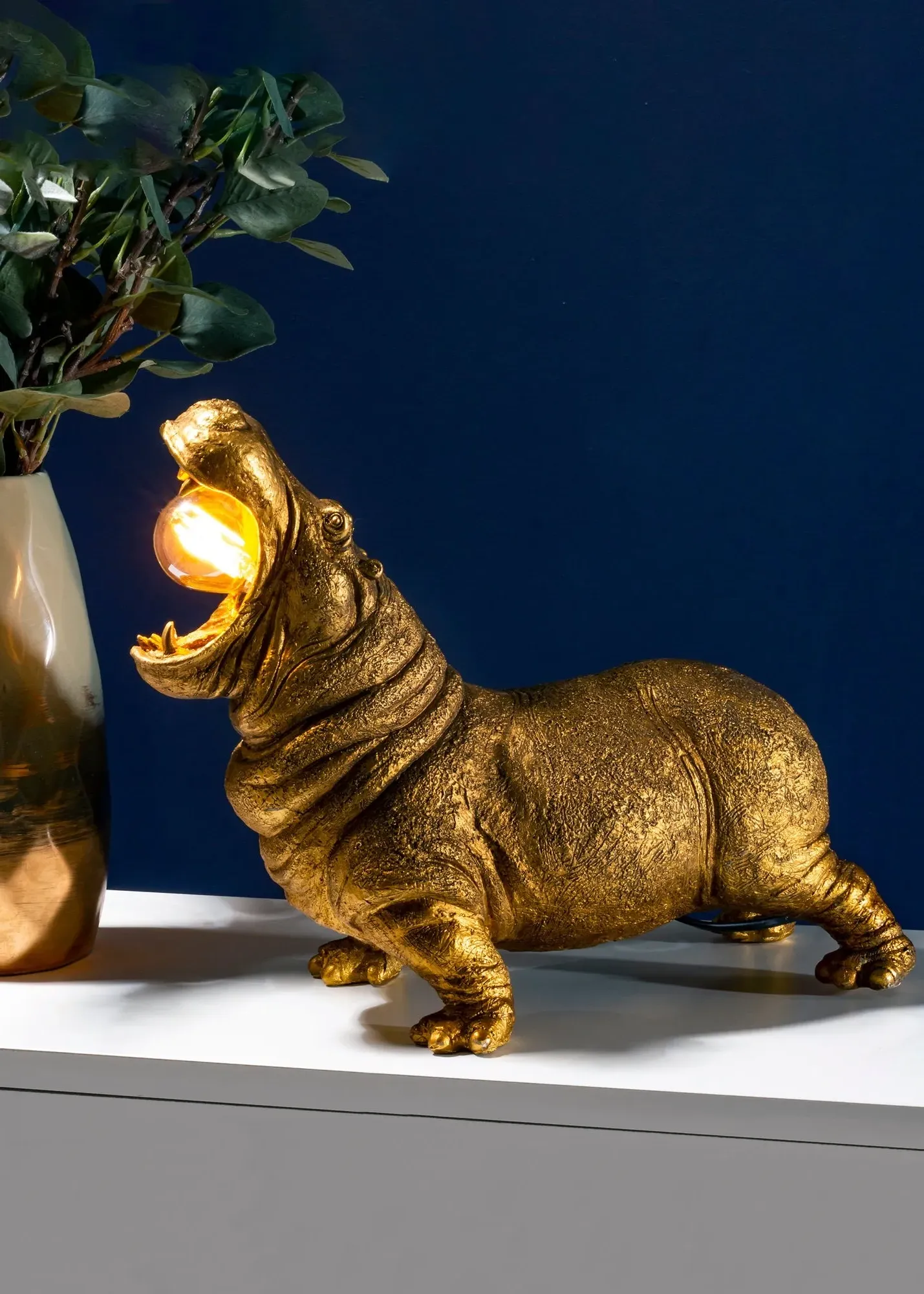Bernard Hippo Table Lamp - Gold product