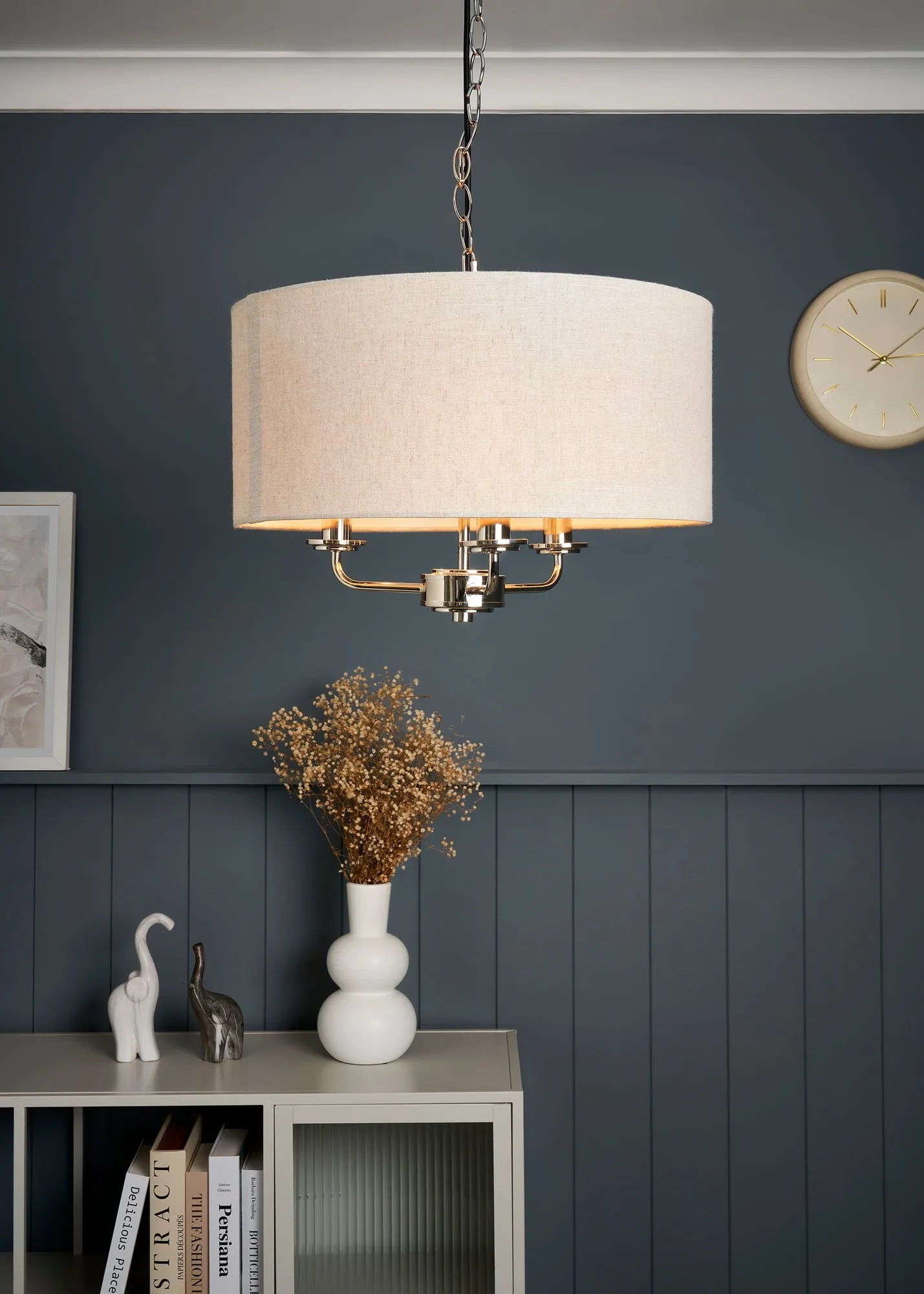 Harley 3-Light Ceiling Chandelier - Chrome product
