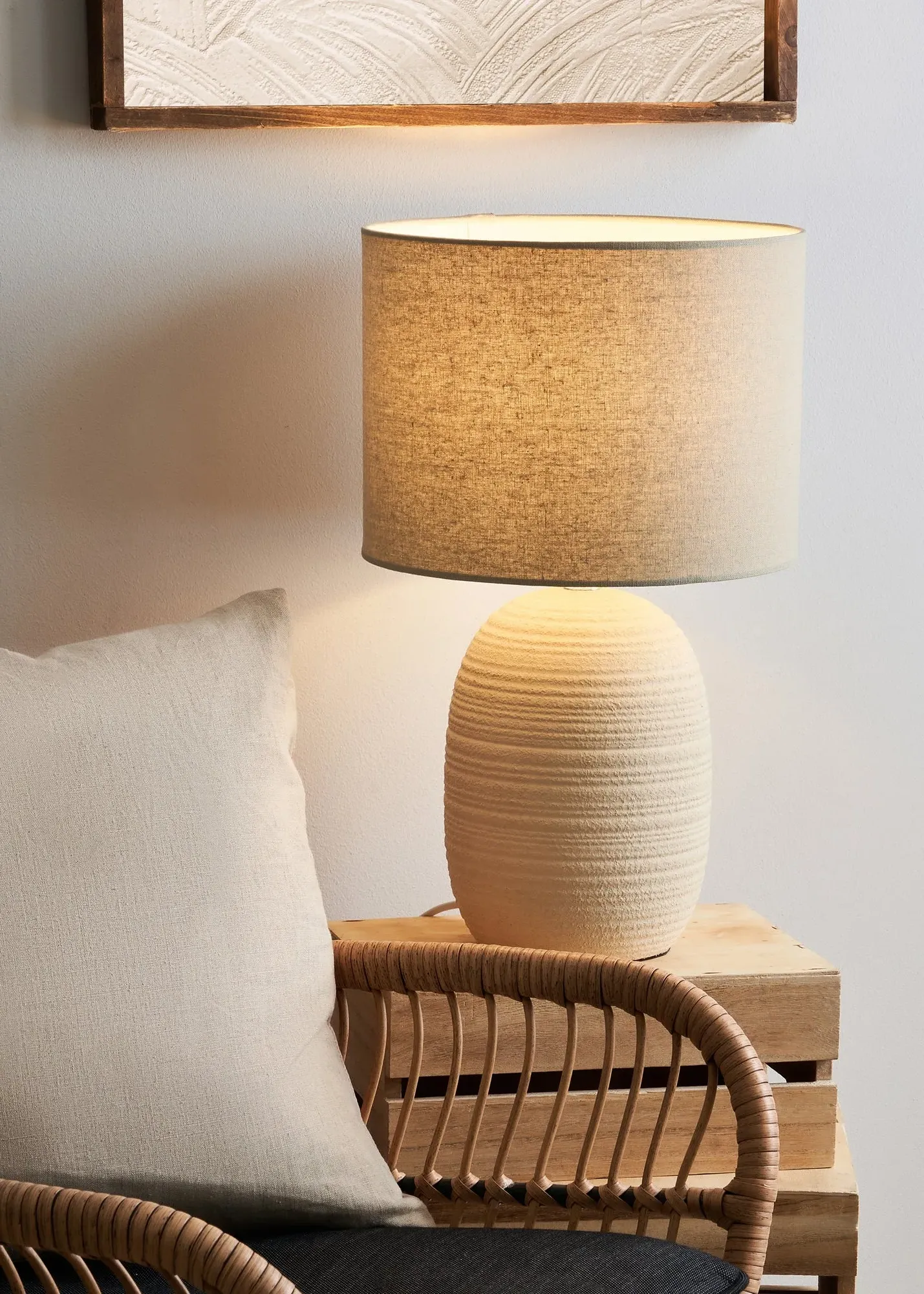 Heath Ceramic Table Lamp - Cream product