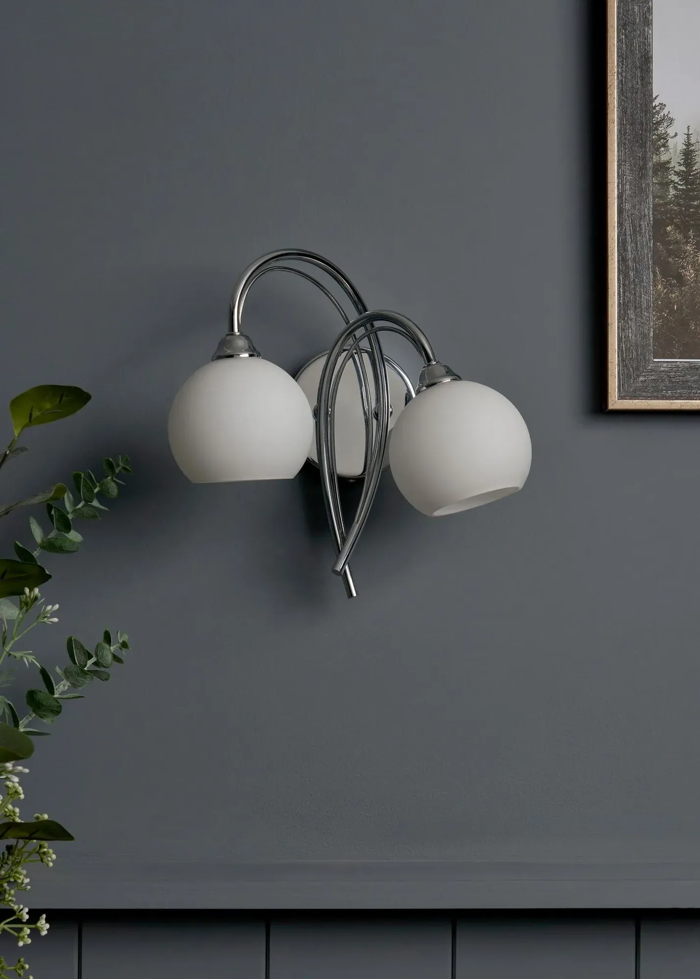 Soni 2-Bulb Wall Light - Chrome product
