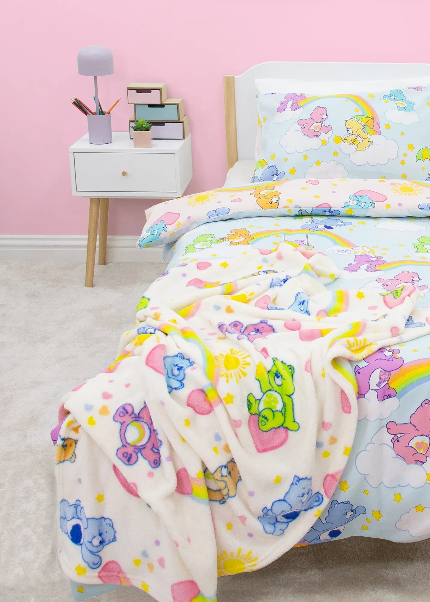 Care Bears Fleece Blanket - Multi, Recycled Polyester product