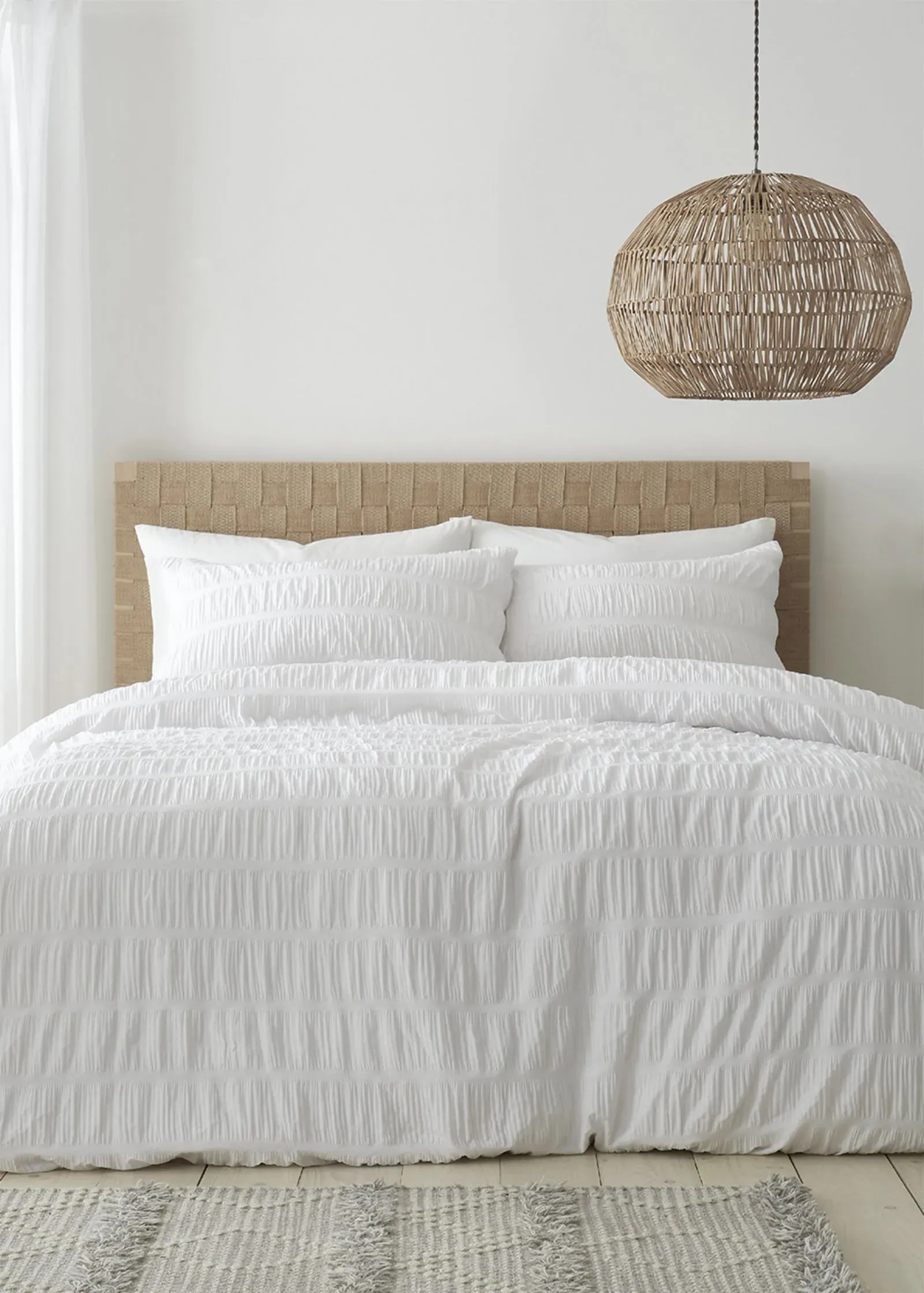 Catherine Lansfield Single Duvet Cover Set - White product