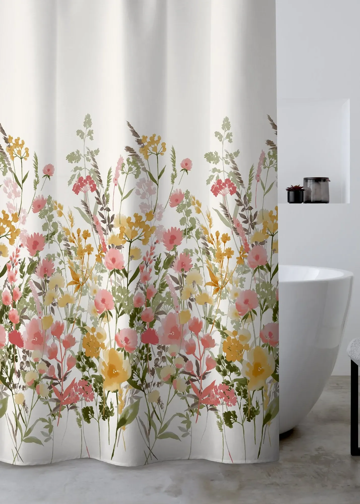 Countryside Floral Shower Curtain - Pink product