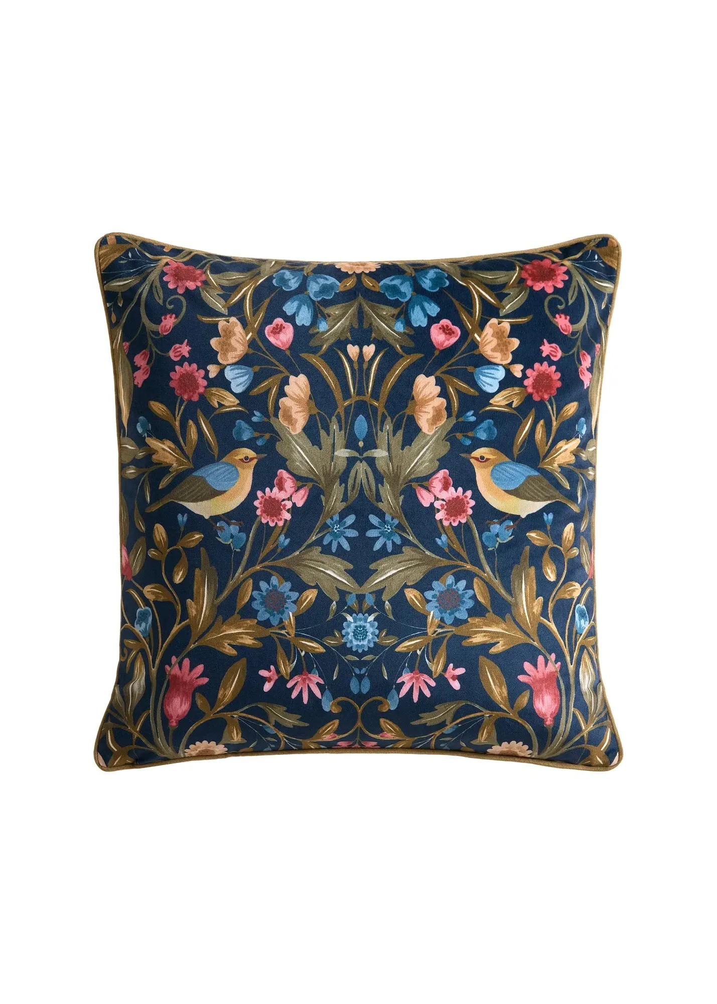 Hedgerow Hopper Square Cushion - Navy product
