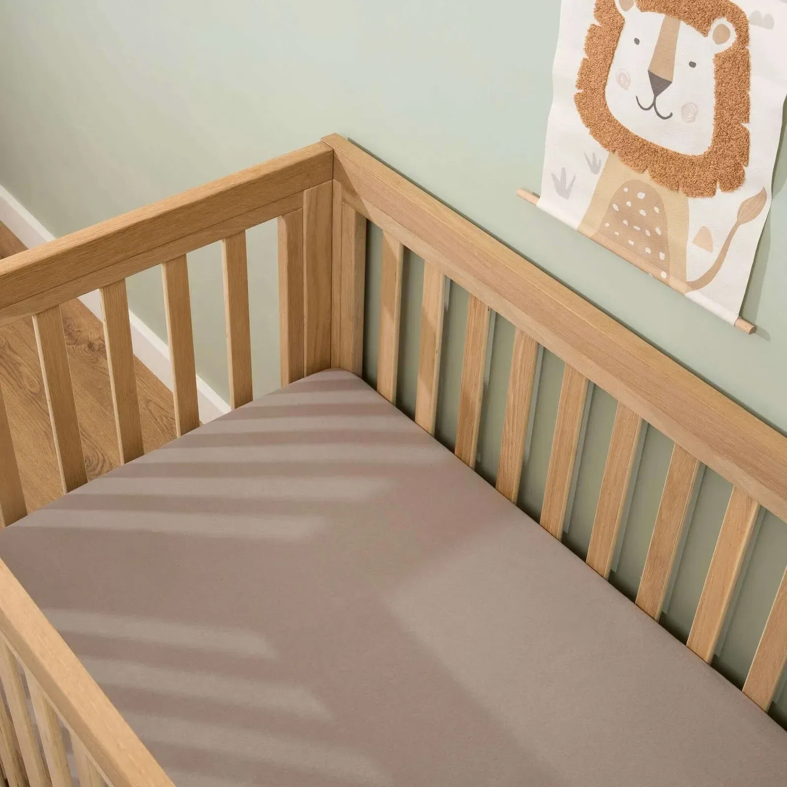 2-Pack Cot Sheets - Grey, Cotton Jersey product