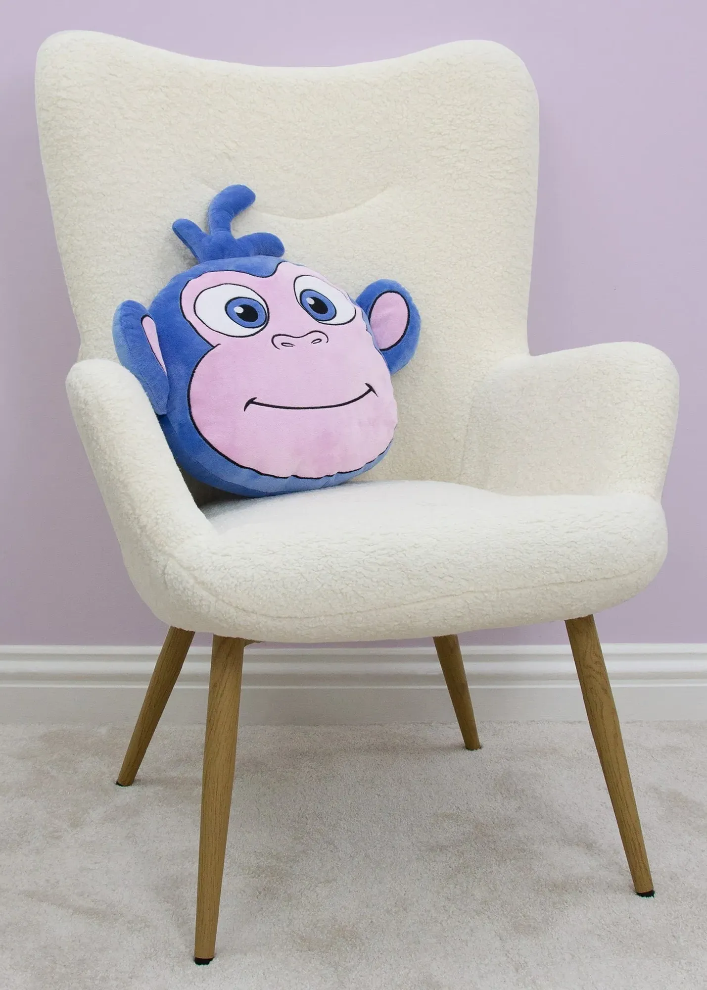 Explorer Boots Shaped Cushion - Blue product