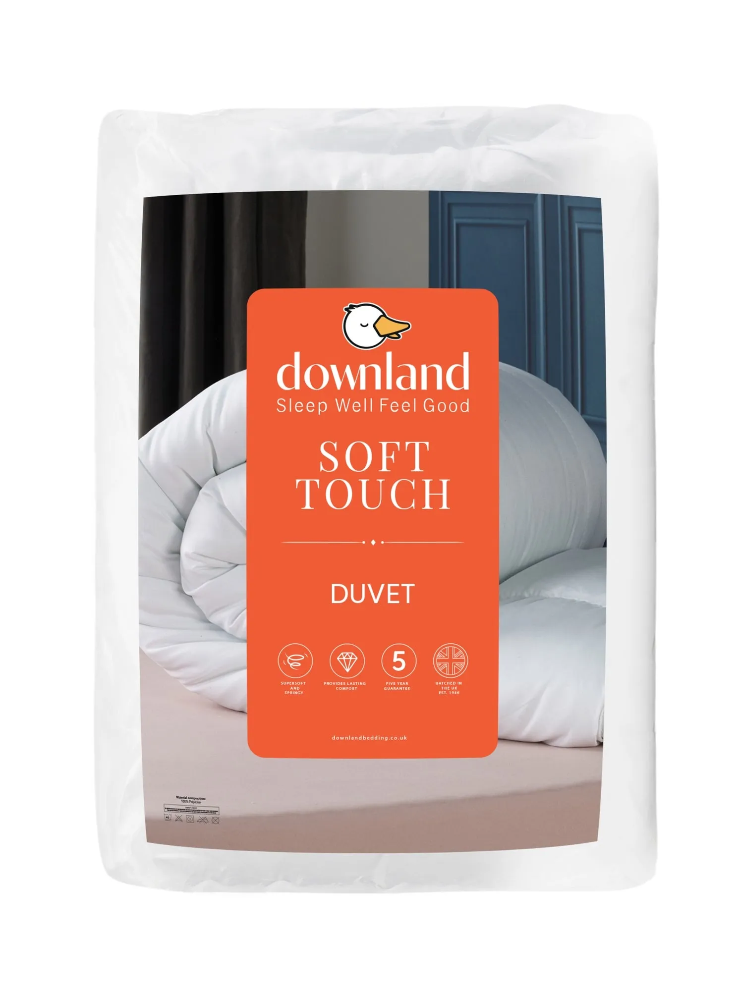 Soft Touch Double Duvet 13.5 Tog - White product