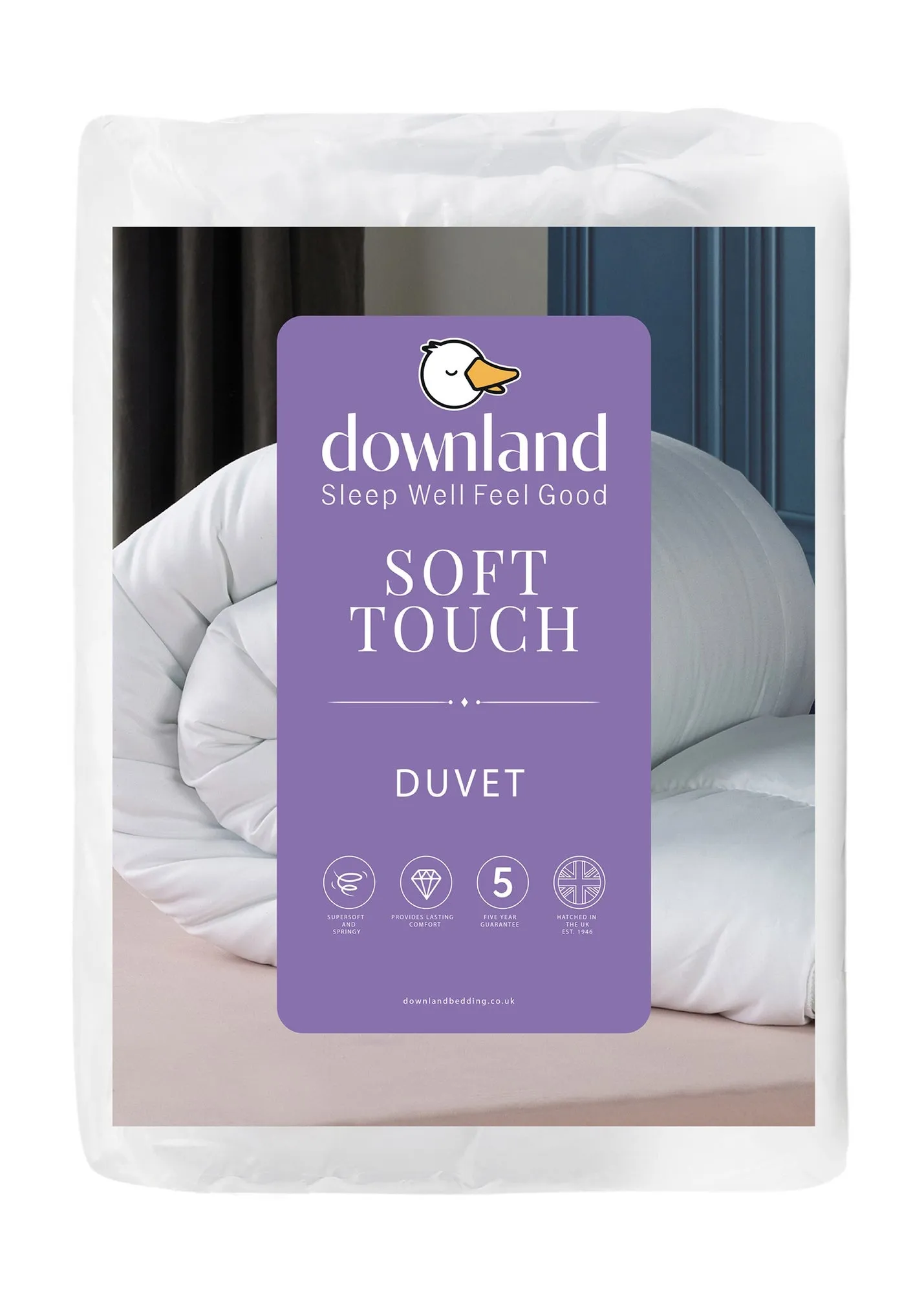 Soft Touch Single Duvet - White product