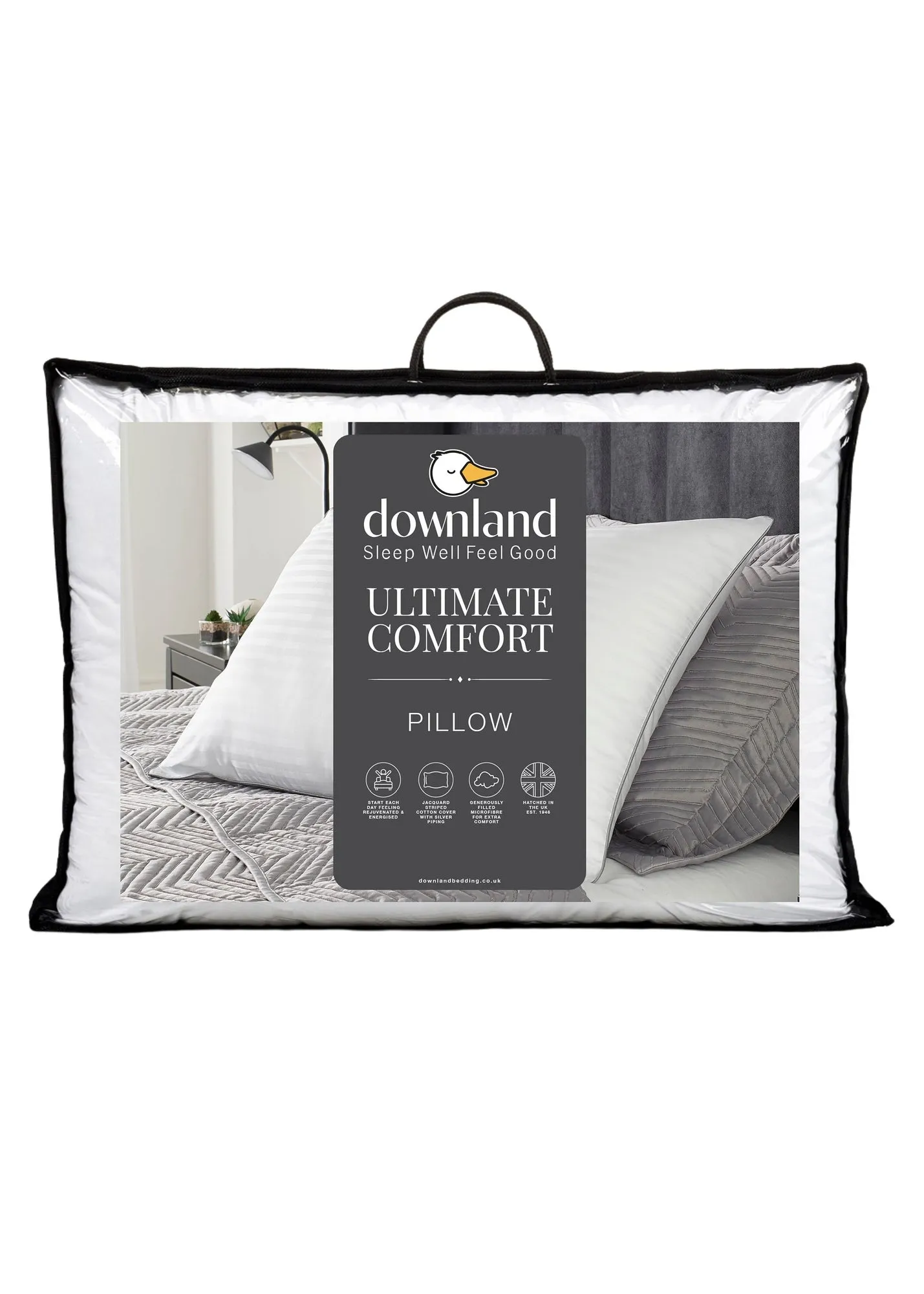 Striped Pillow - White product