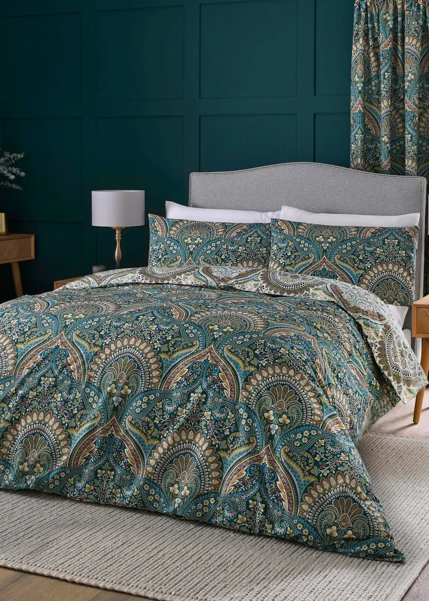 Palais Single Duvet Cover Set - Blue product