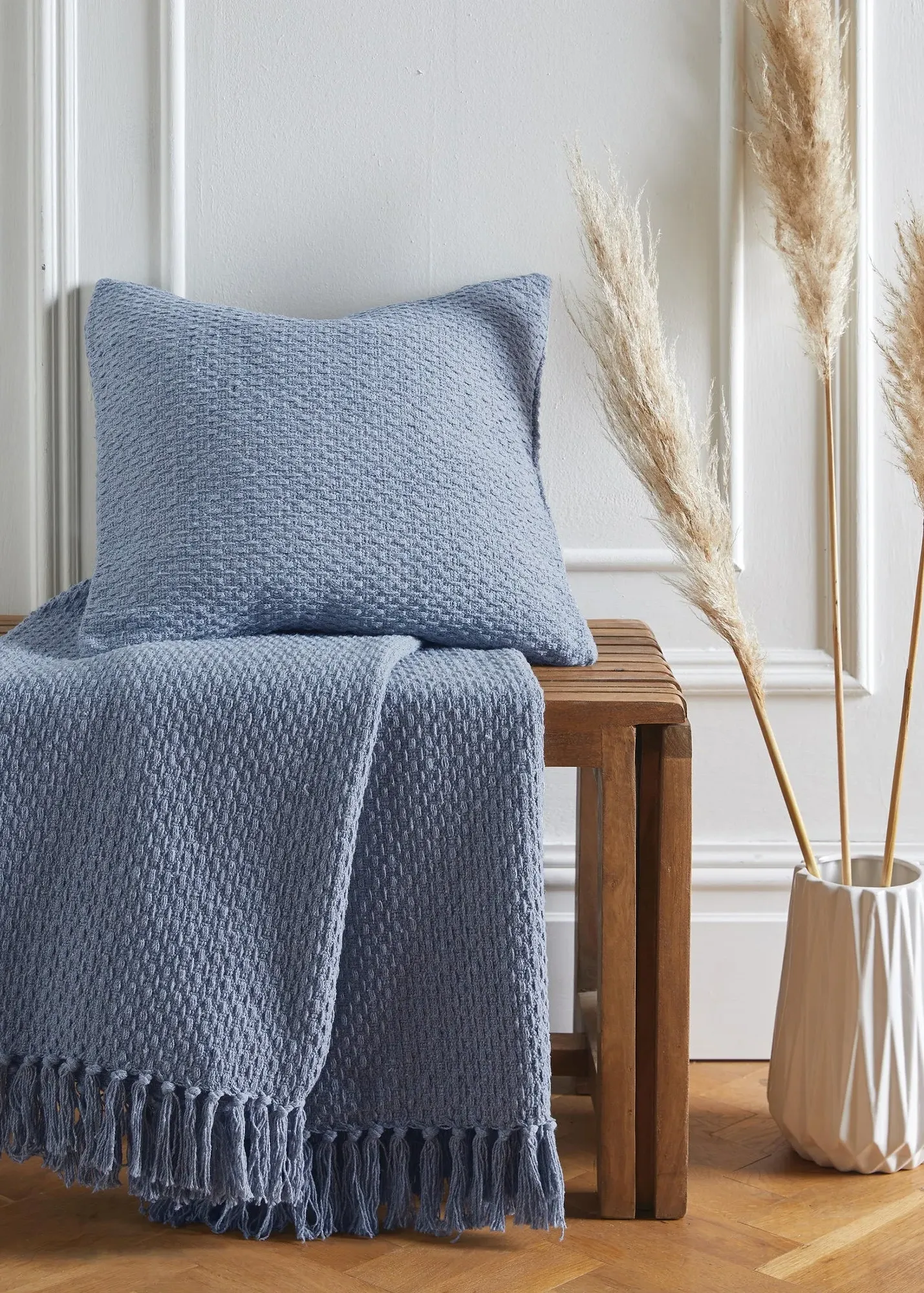 Hayden Filled Cushion - Blue product