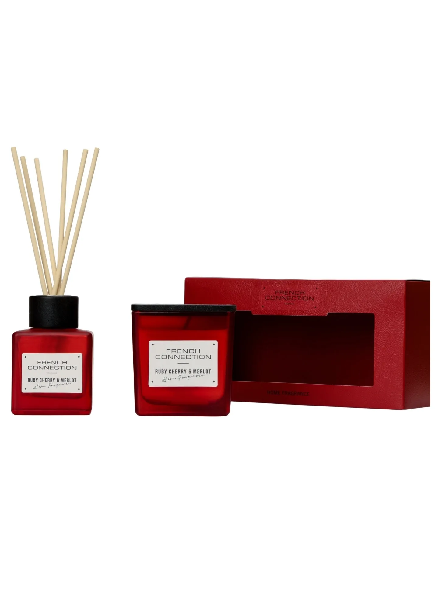 Cherry & Merlot Candle & Reed Diffuser Gift Set - Red, 2 Pack product