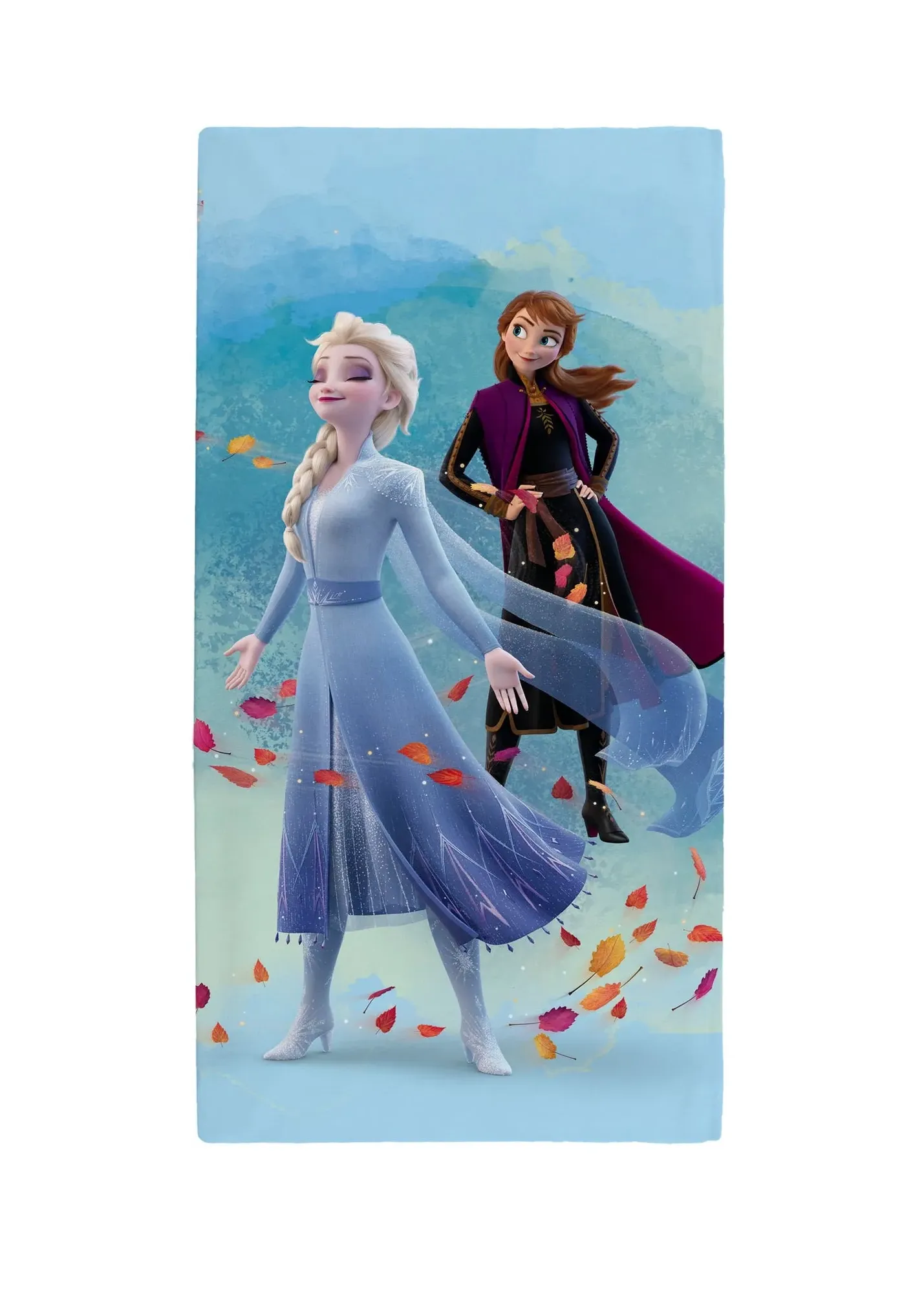 Frozen Anna & Elsa Towel - Blue, Cotton product