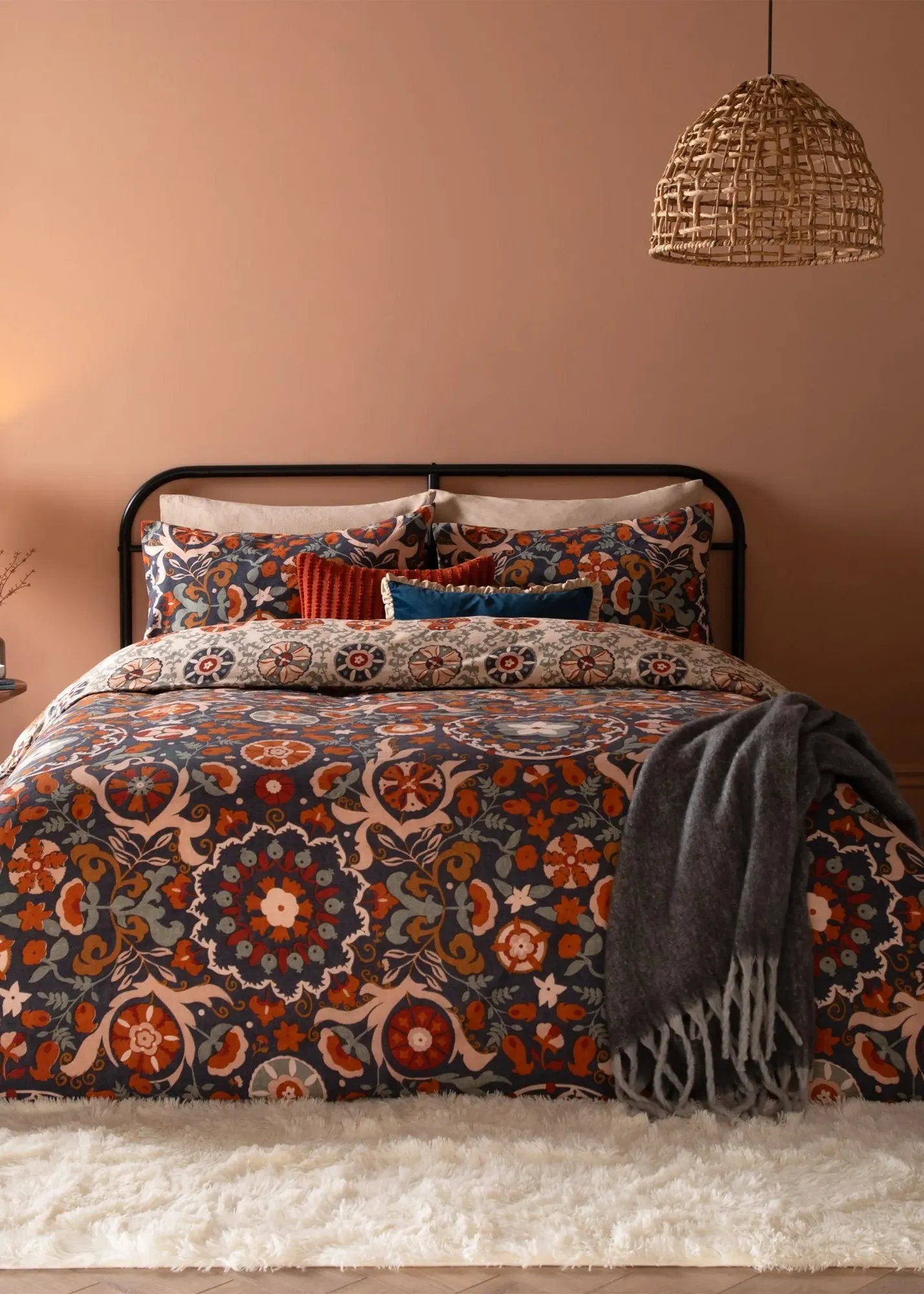 Kinfolk Single Reversible Duvet Set - Blue, Denim product