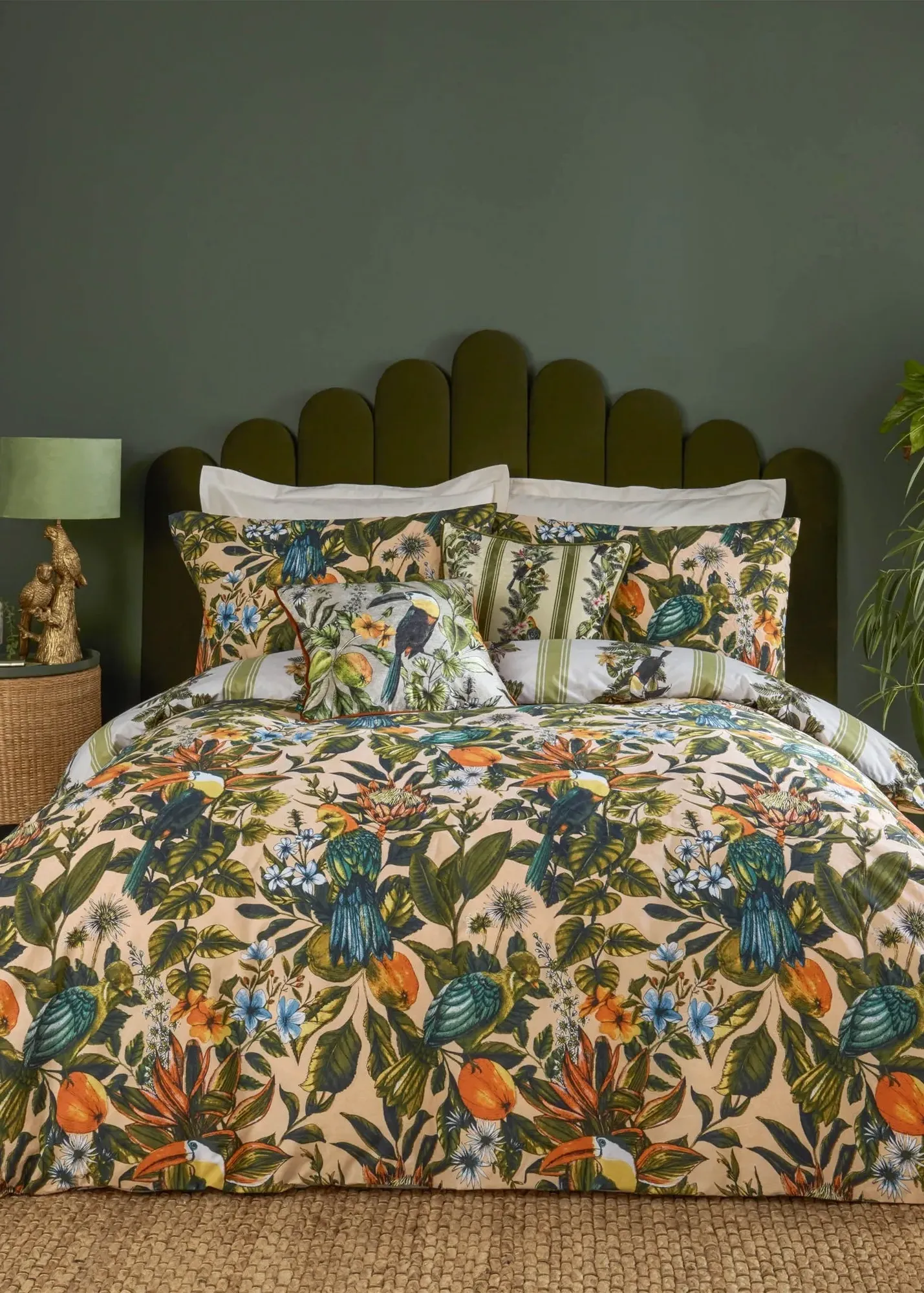 Leilani Double Printed Floral Duvet Cover Set - Multi product